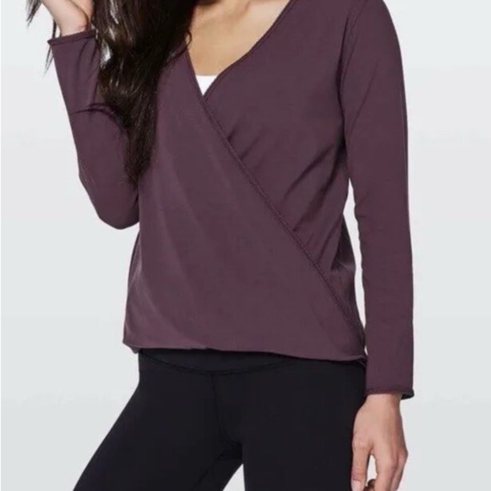 lululemon Purple Wrap Top